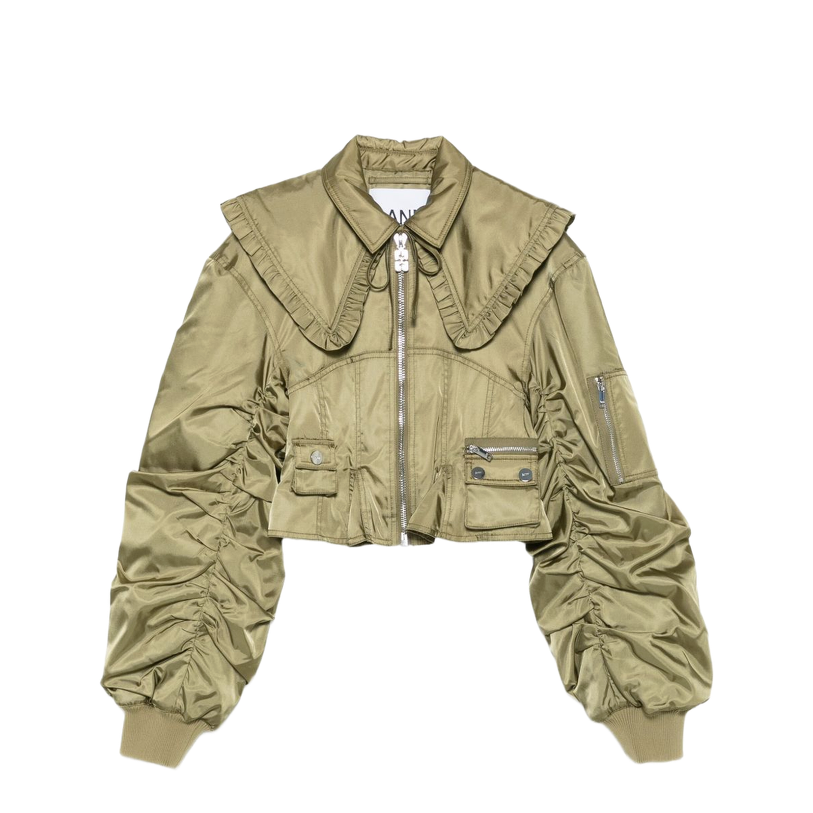 Nylon Short Bomber Jacket