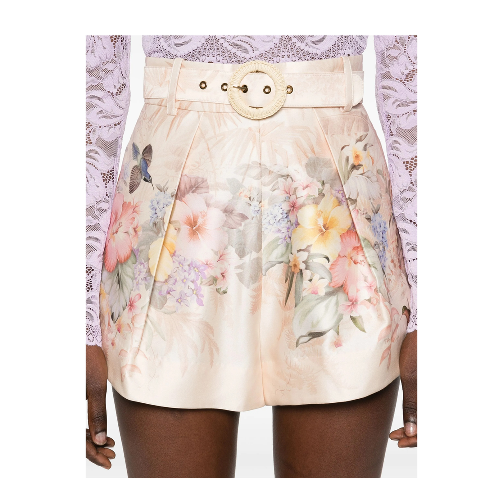 Illuminate Tuck Short Ivory Tropical