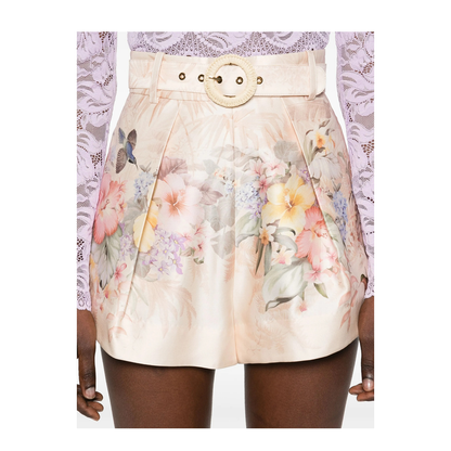 Illuminate Tuck Short Ivory Tropical