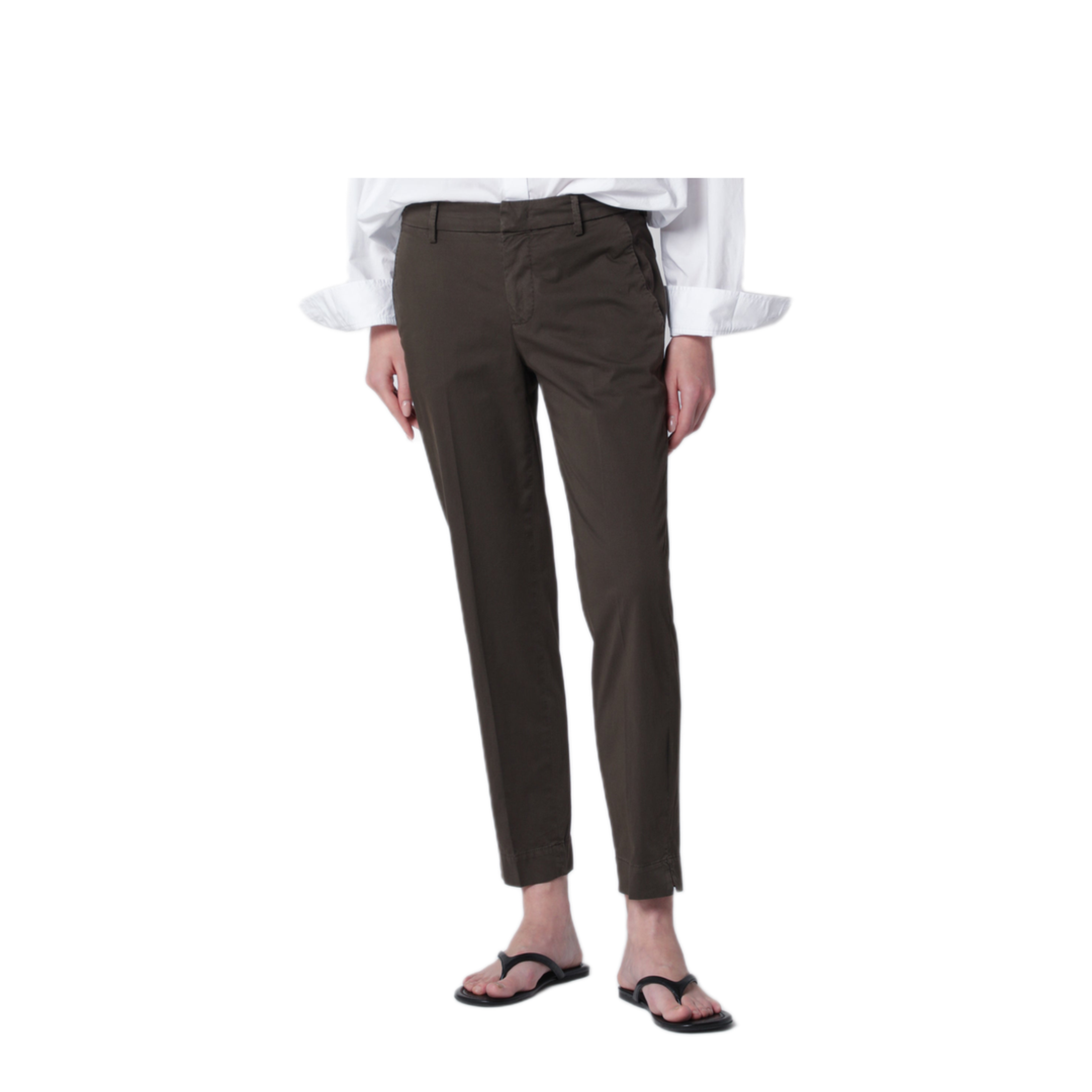MAYFEYR - PT Torino - Brown Cotton Trousers - CDVTNYZ00STDSR75Y177