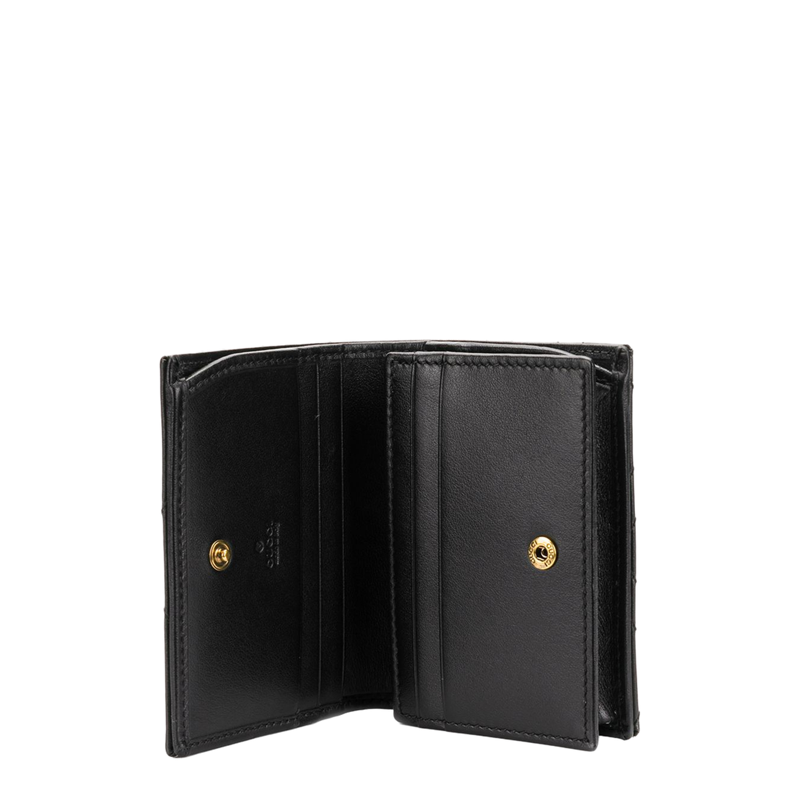 Small Wallet in Black Leather