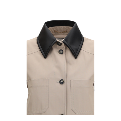 MAYFEYR -  - Cotton Gabardine Shirt With Pleated Back - 2612021041600