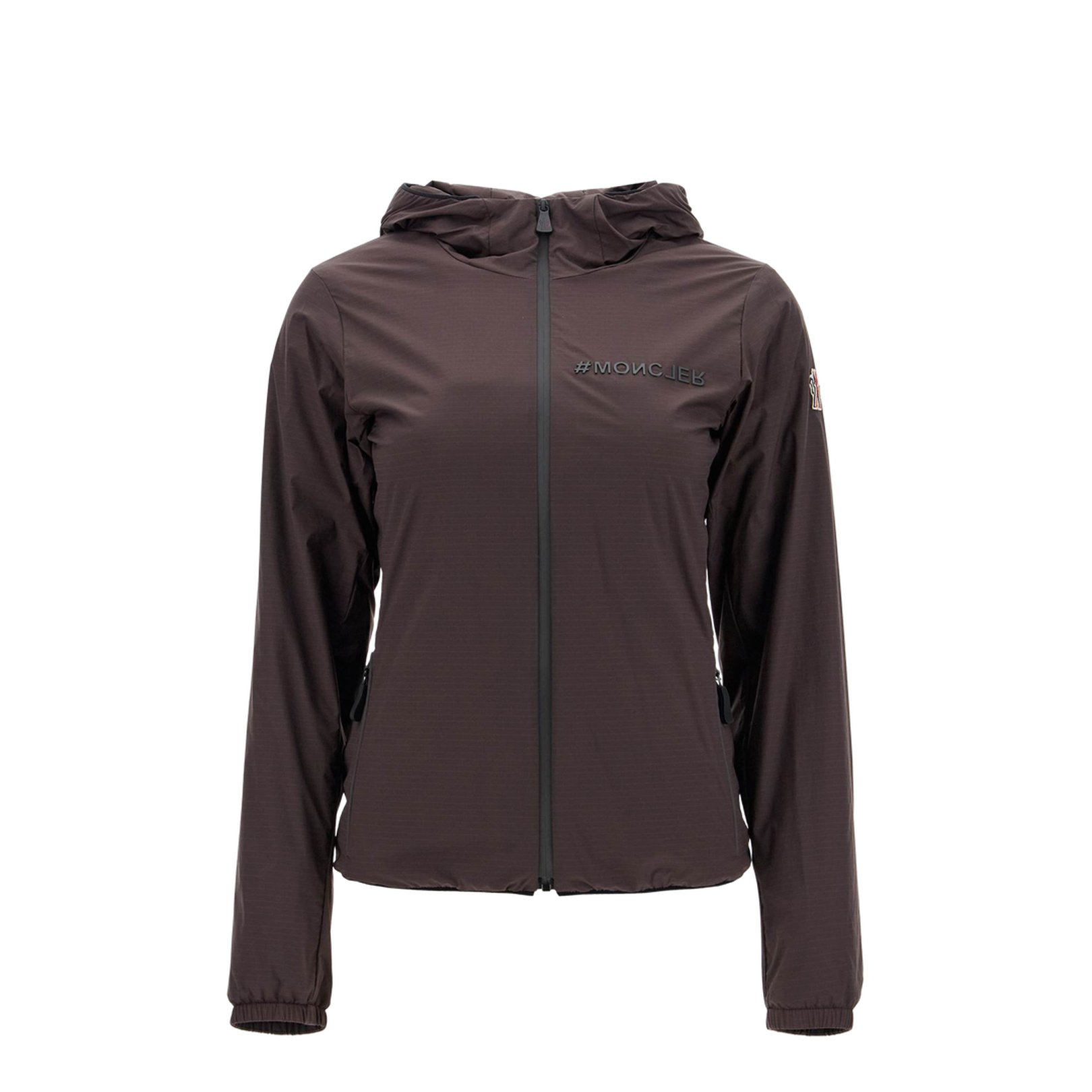 Hooded Jacket In Dark Brown