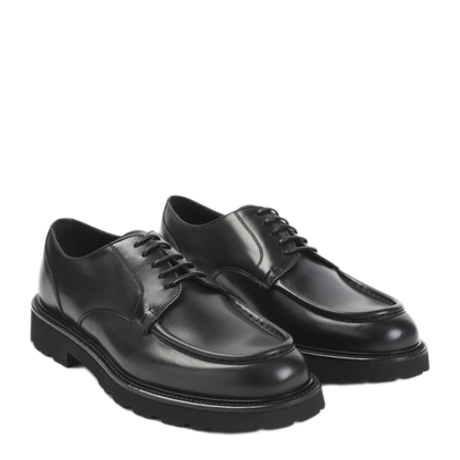 MAYFEYR - CANALI - Dark Grey Wamp Derby Shoes - 621266RA00527112