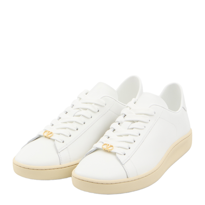 White Leather Sneakers
