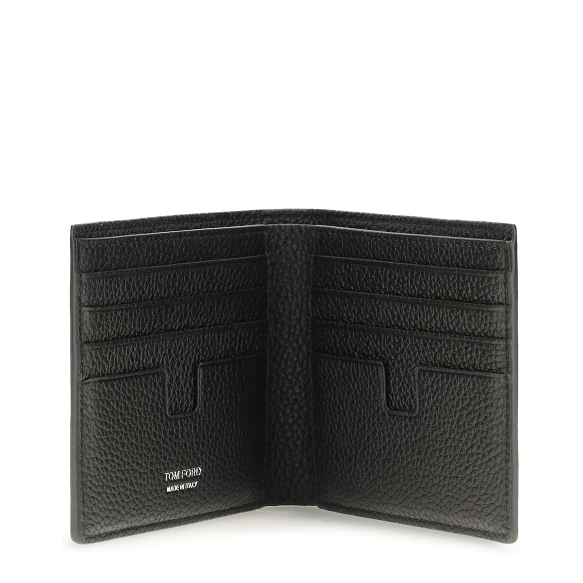 Tom Ford Grained Leather Bifold Wallet - Black