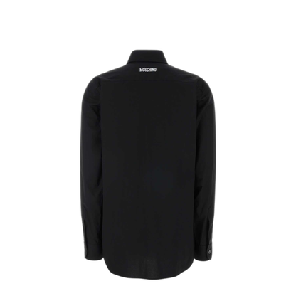 MAYFEYR - Moschino - Black Stretch Poplin Shirt - 261D022104311555