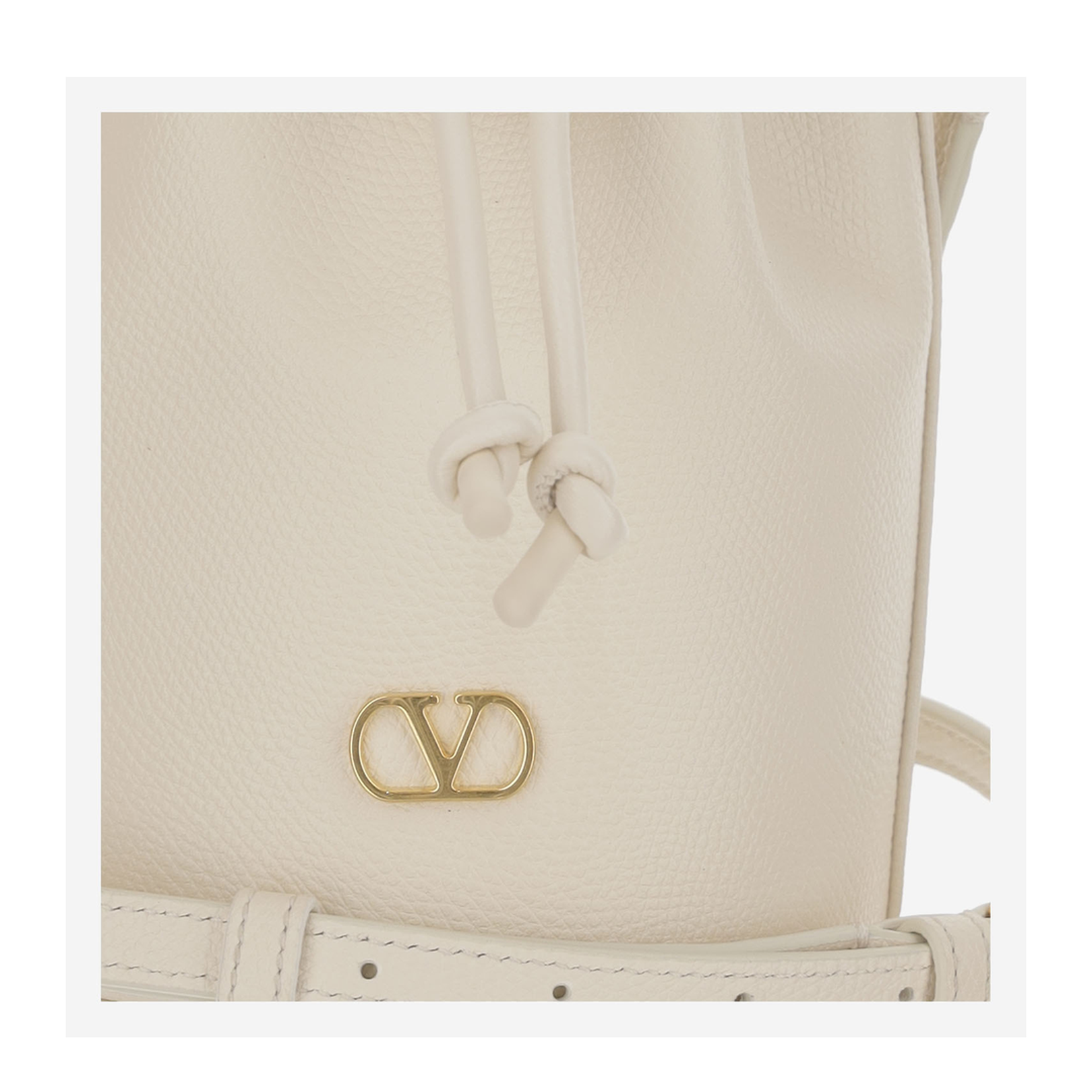 Off White V-logo Bucket Bag