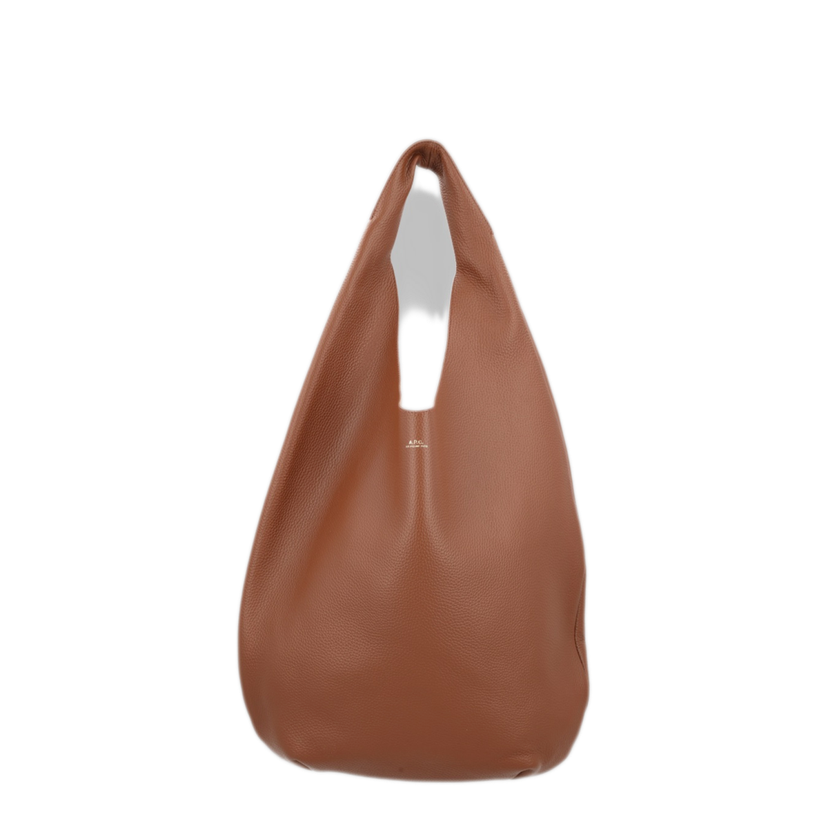 Cow Leather Shoulder Bag - Dark Brown
