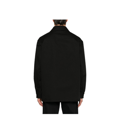 MAYFEYR - Valentino - Cotton Gabardine Shirt Jacket With Vlogo - VCIQ10ALS