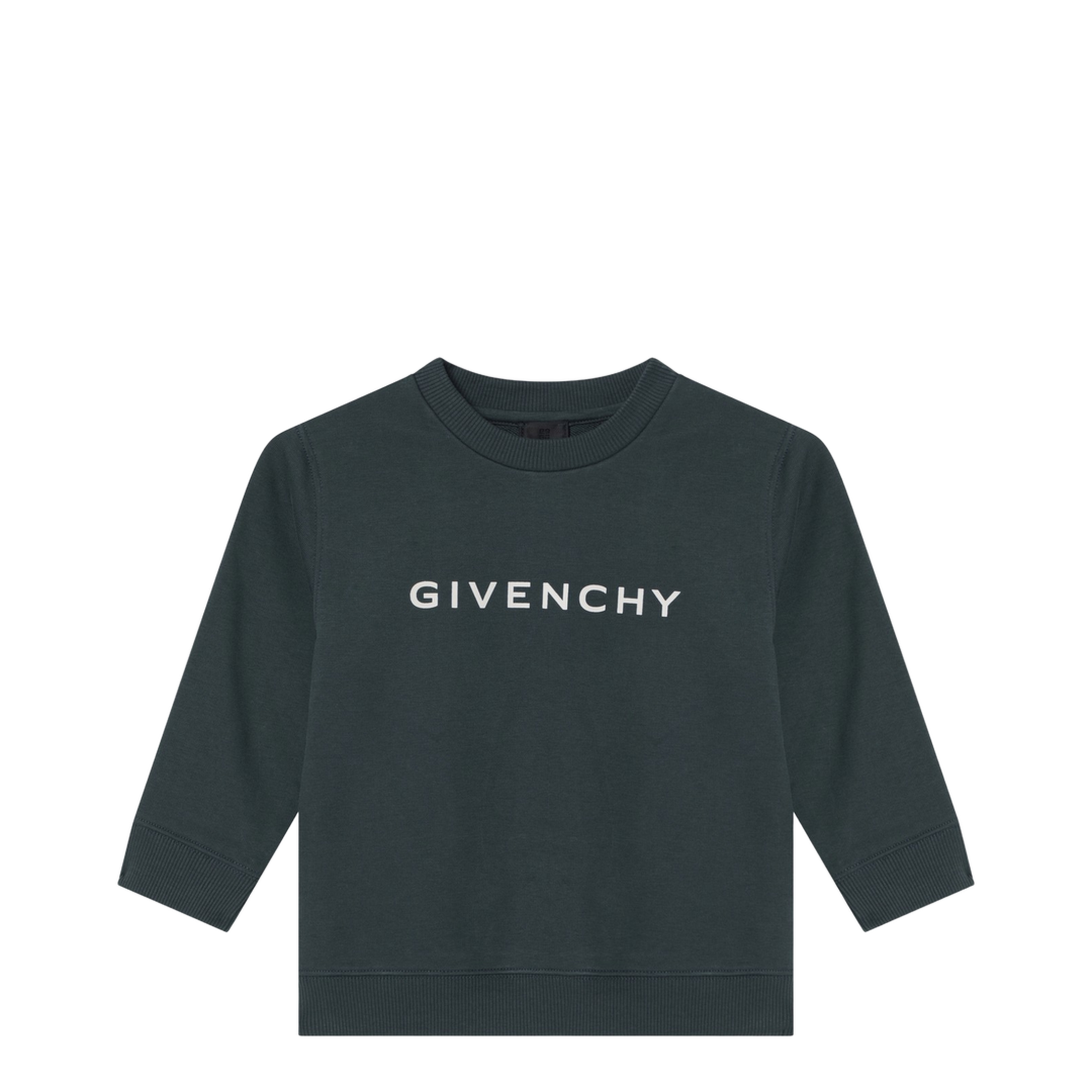 Dark Green Sweatshirt with Logo