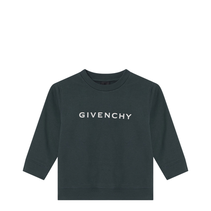 Dark Green Sweatshirt with Logo
