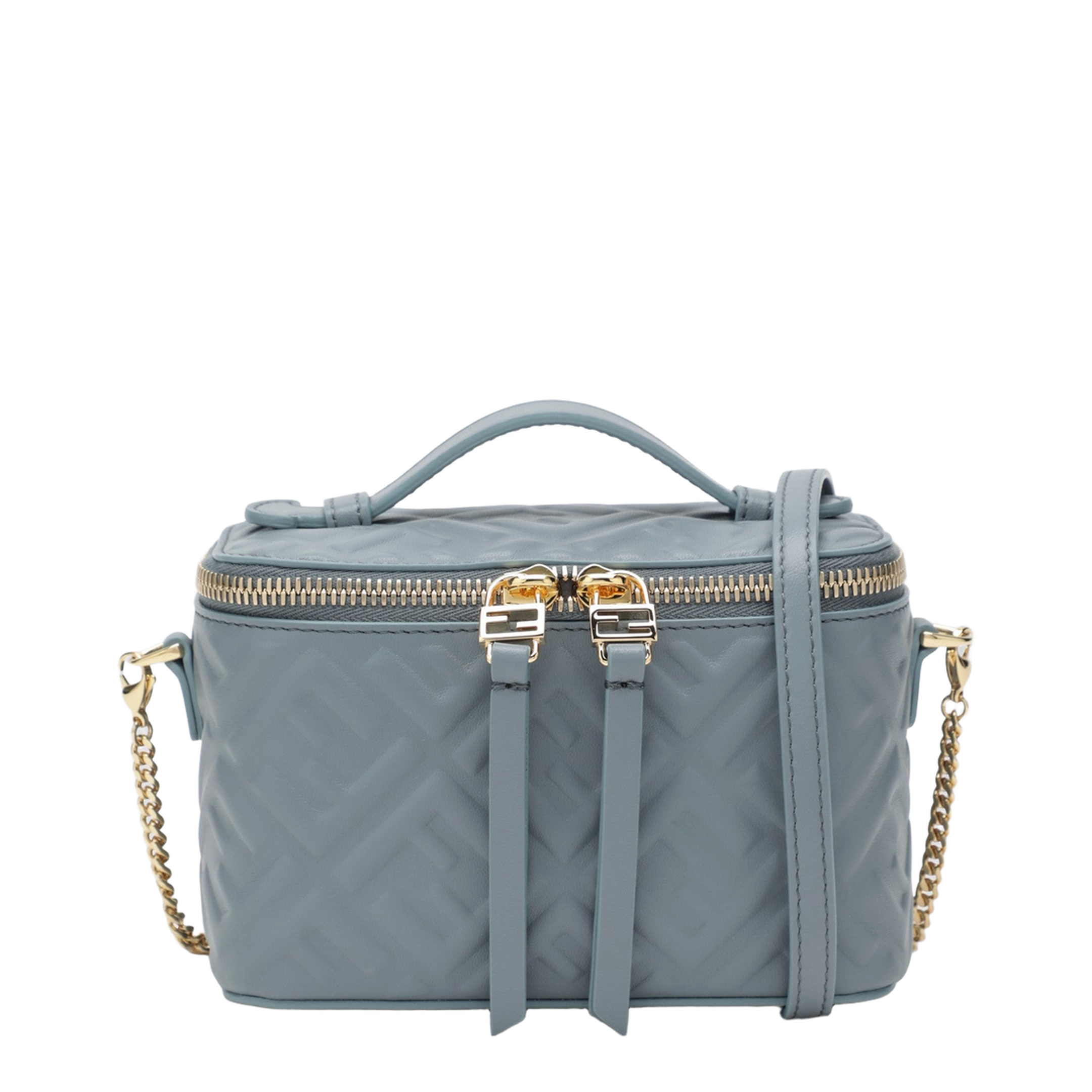 Vanity Mini Nappa Crossbody - Mercurio Blue