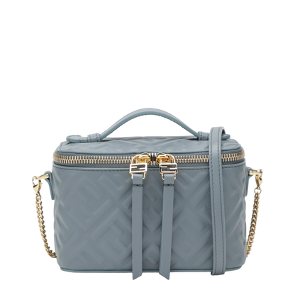 Vanity Mini Nappa Crossbody - Mercurio Blue