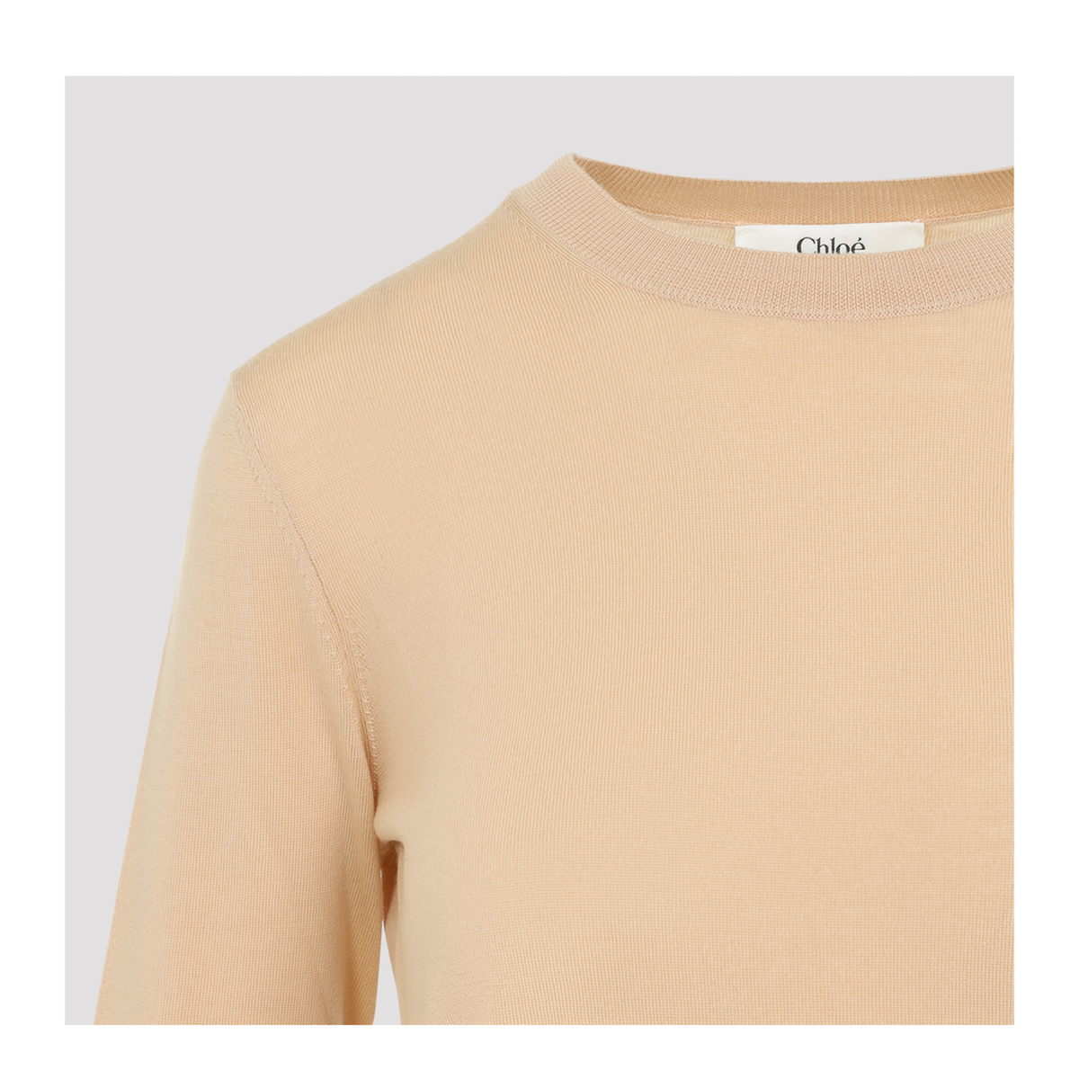 MAYFEYR - Chloè - Tender Peach Wool Pullover - CH26AMP395406H1