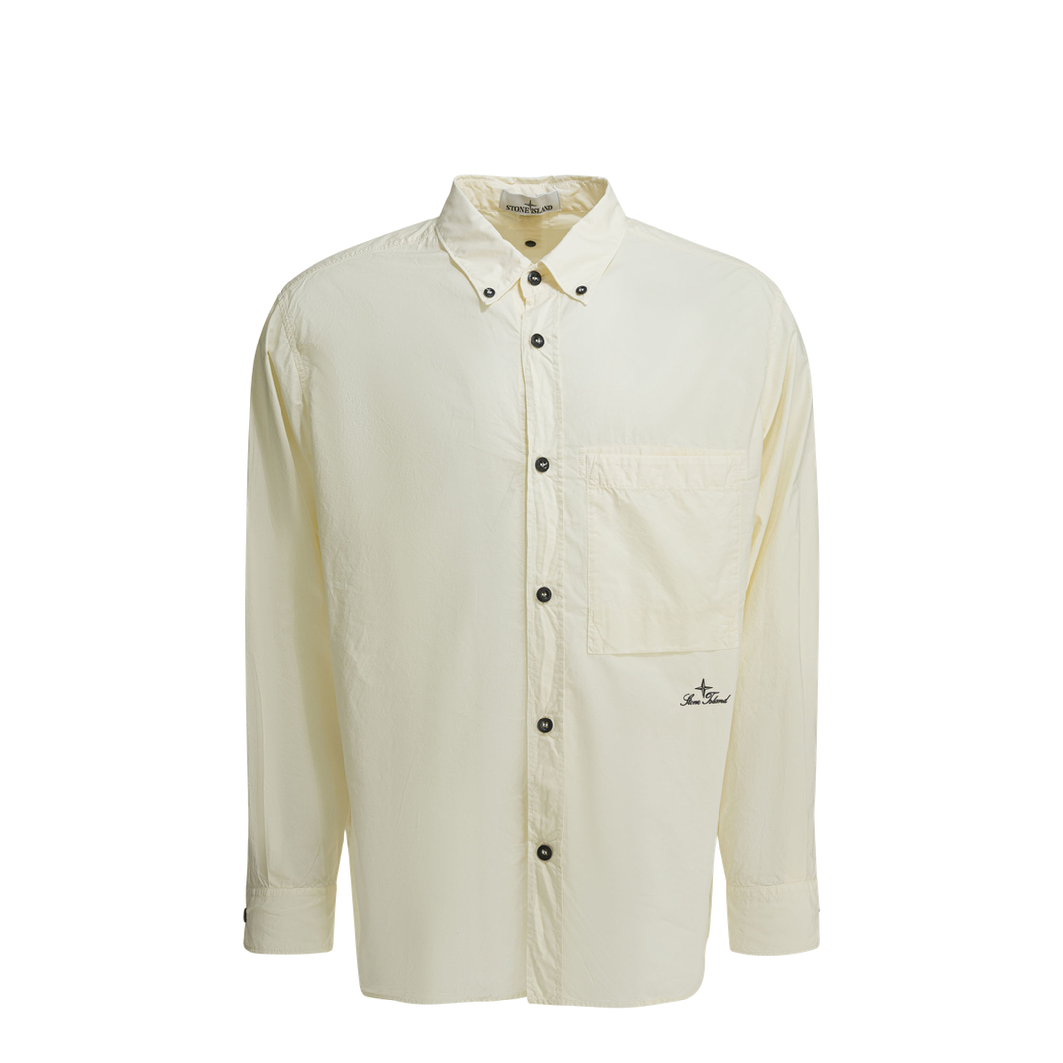 MAYFEYR - Stone Island - Cotton Shirt With Pocket - 1100027S0168V0093