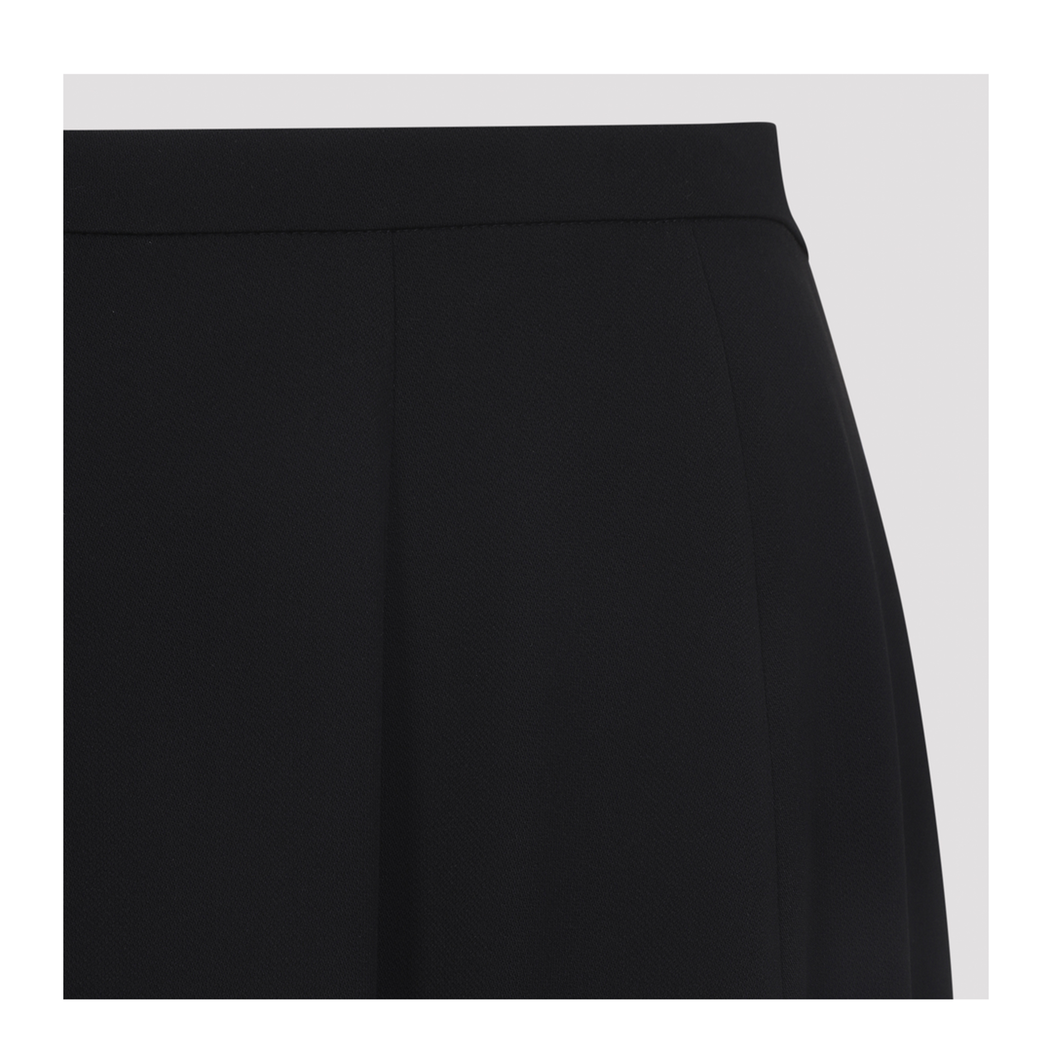 MAYFEYR - ALBERTA FERRETTI - Black Georgette Midi Skirt - A010866170555