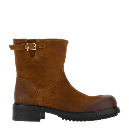 MAYFEYR - Versace - Caramel Suede Ankle Boots - 10247451A180291NK6J