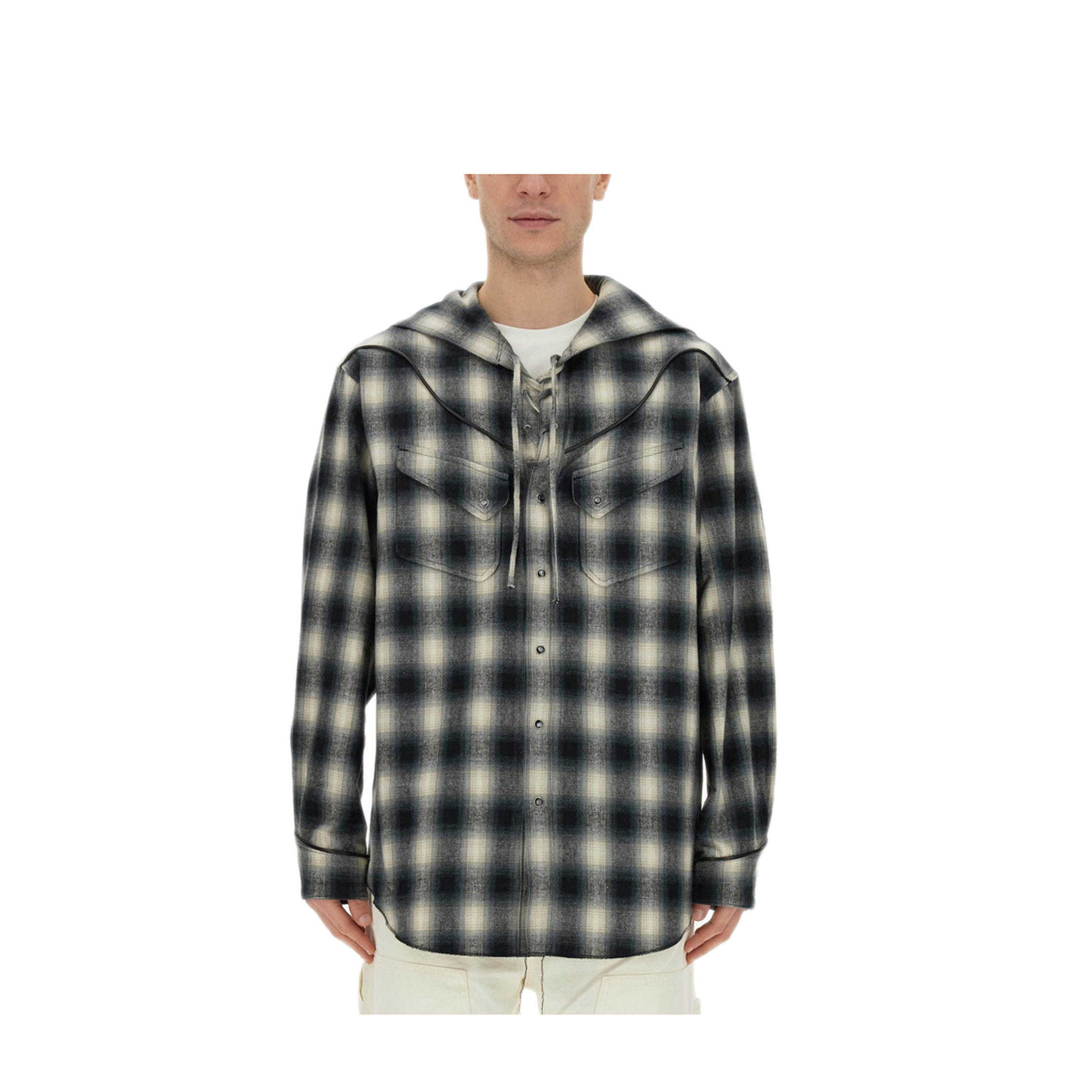 MAYFEYR - AïE - Cotton Shirt - NS946ABLACKWHITE