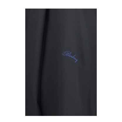 MAYFEYR - Burberry - Silk Blouse With Embroidered Logo And Scarf Detail - 8129795