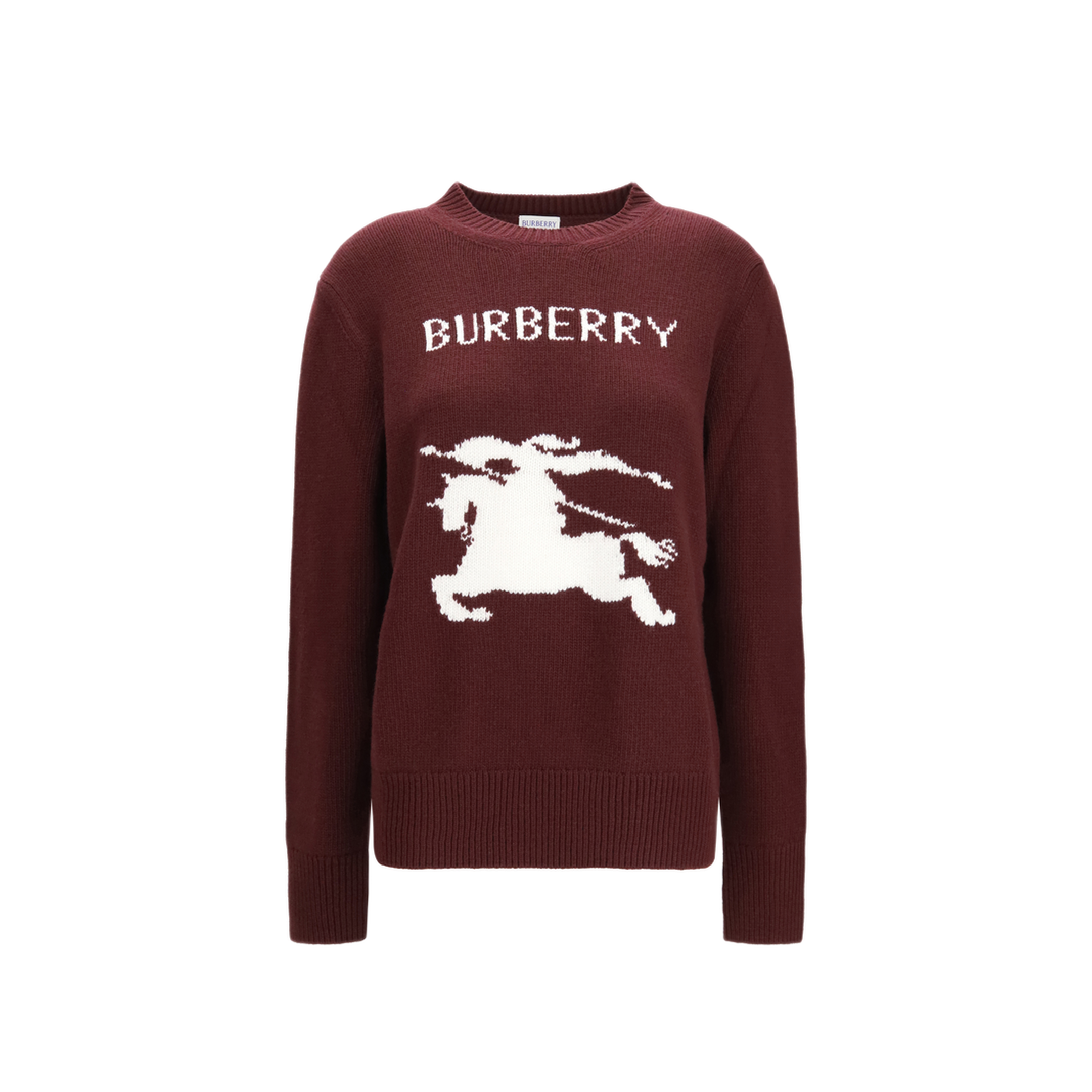 MAYFEYR - Burberry - Cashmere And Wool Sweater With Knight Motif - 8132643