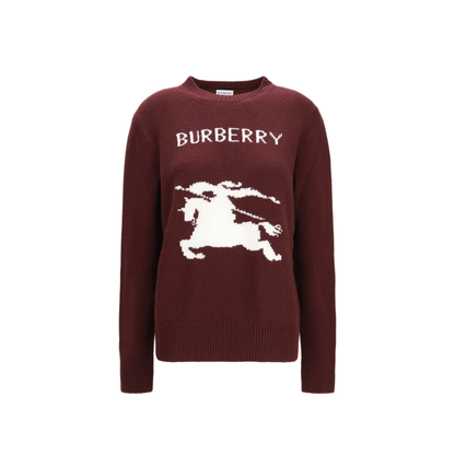 MAYFEYR - Burberry - Cashmere And Wool Sweater With Knight Motif - 8132643