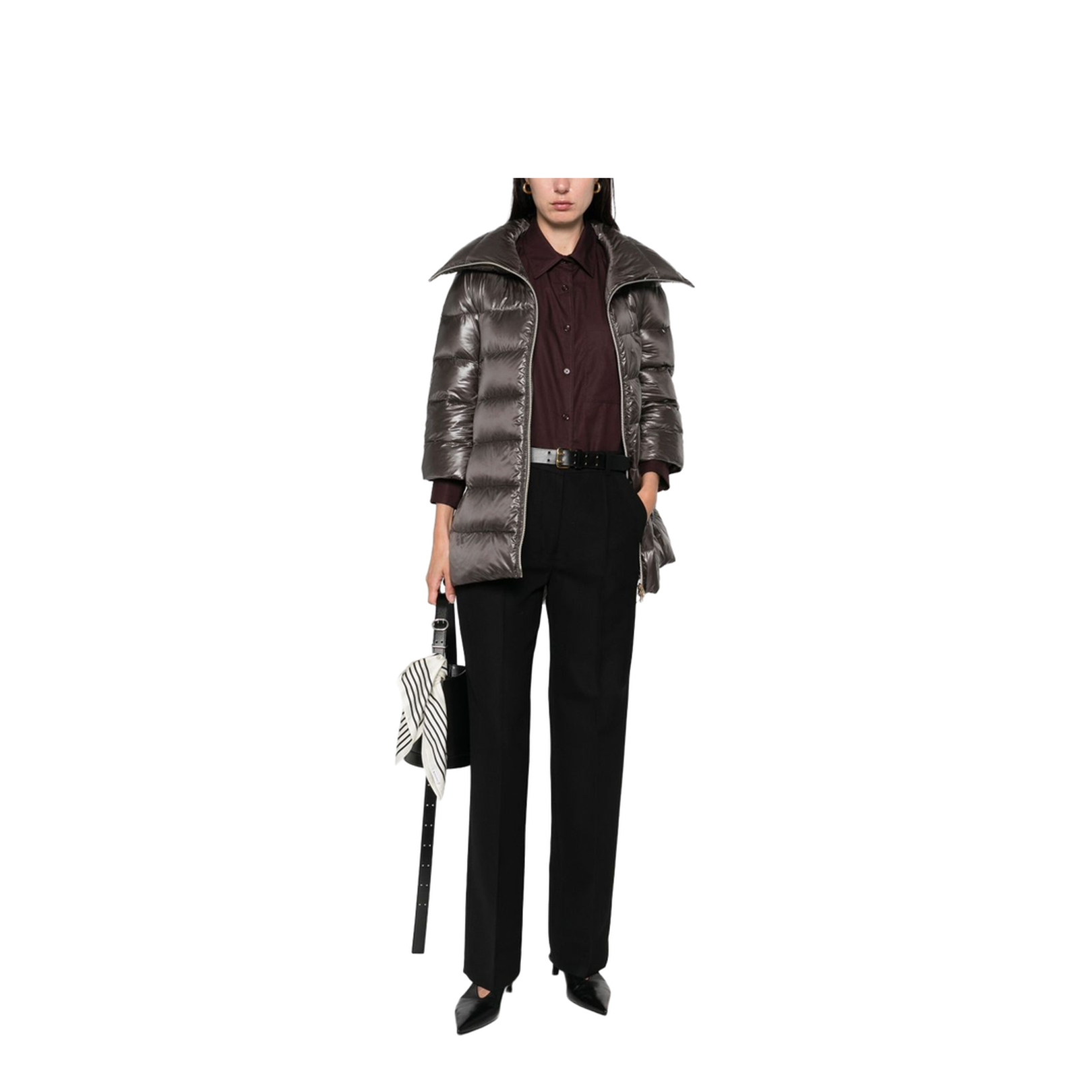 Wool Blend Suit Trousers