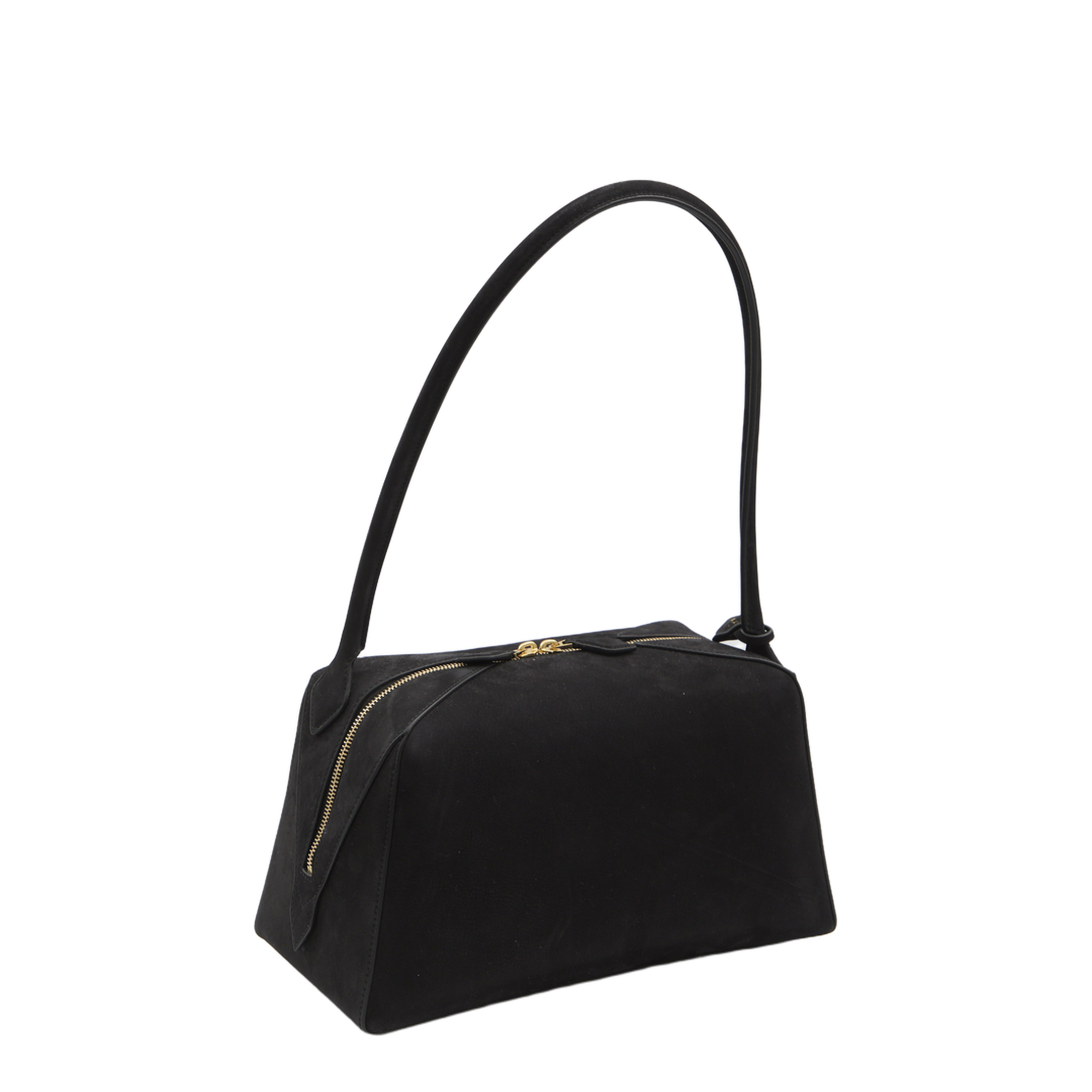 Noir Le Bouledogue Bag in Nubuck