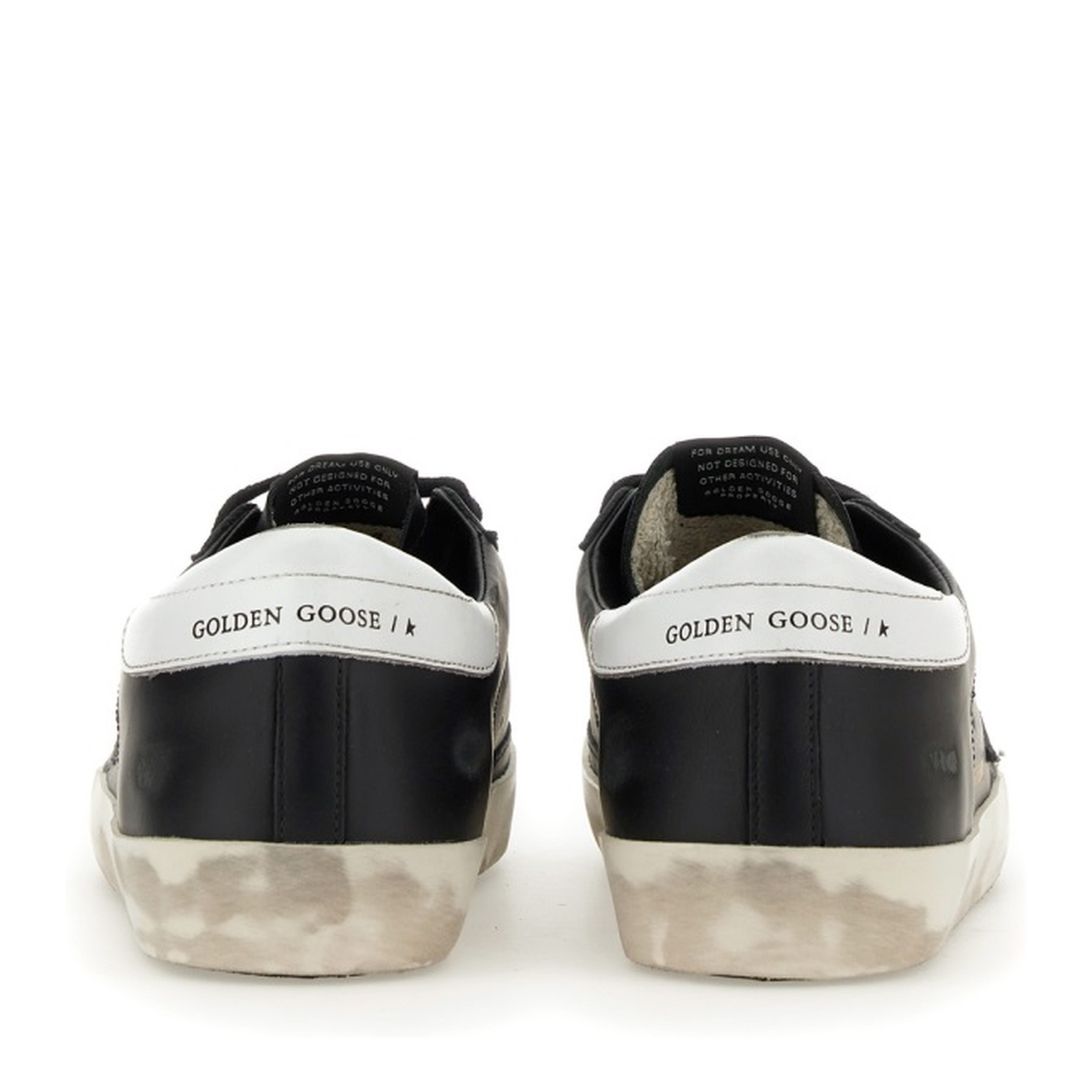 Super-Star Black White Leather