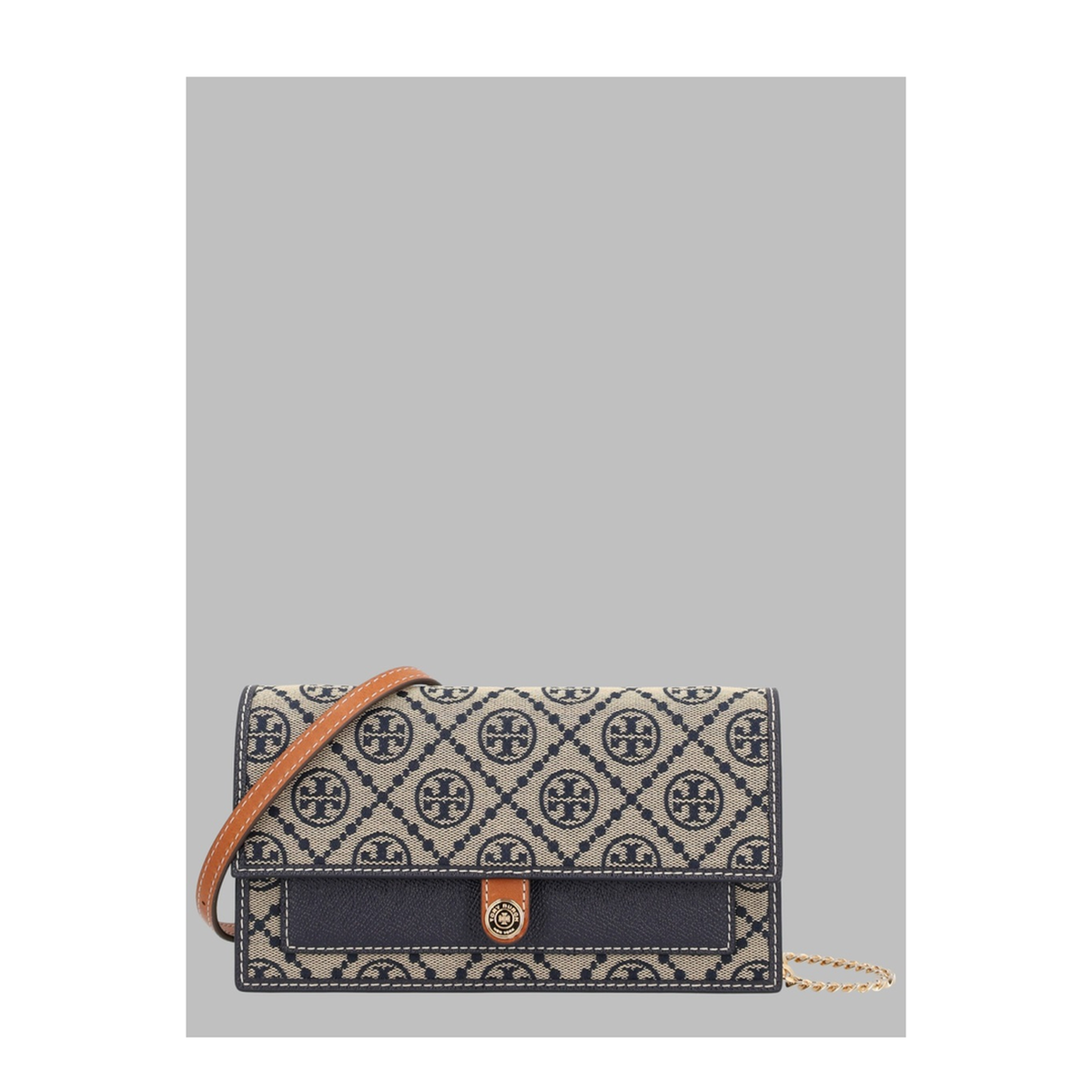 MAYFEYR - Tory Burch - Blue Cotton Leather Wallet - 186301405