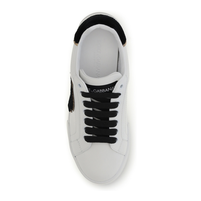 MAYFEYR - Dolce & Gabbana - Leather Sneakers With Logo - CK2488A3L77