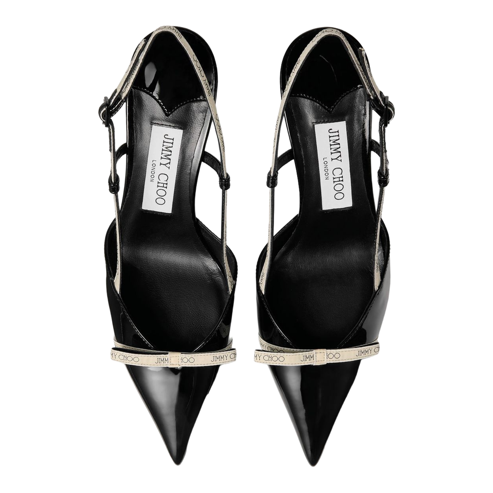 Buttermilk Patent Leather Slingback Pumps