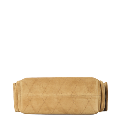 Romy Suede Bucket Bag - Caramel