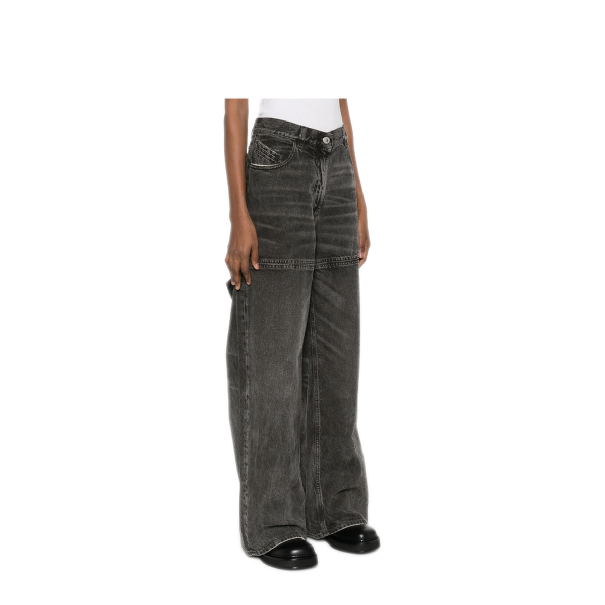 Black Cotton Jeans Denim