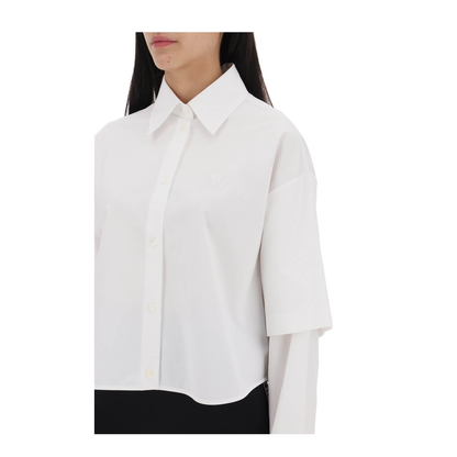 Poplin Bookish Baseball Shirt