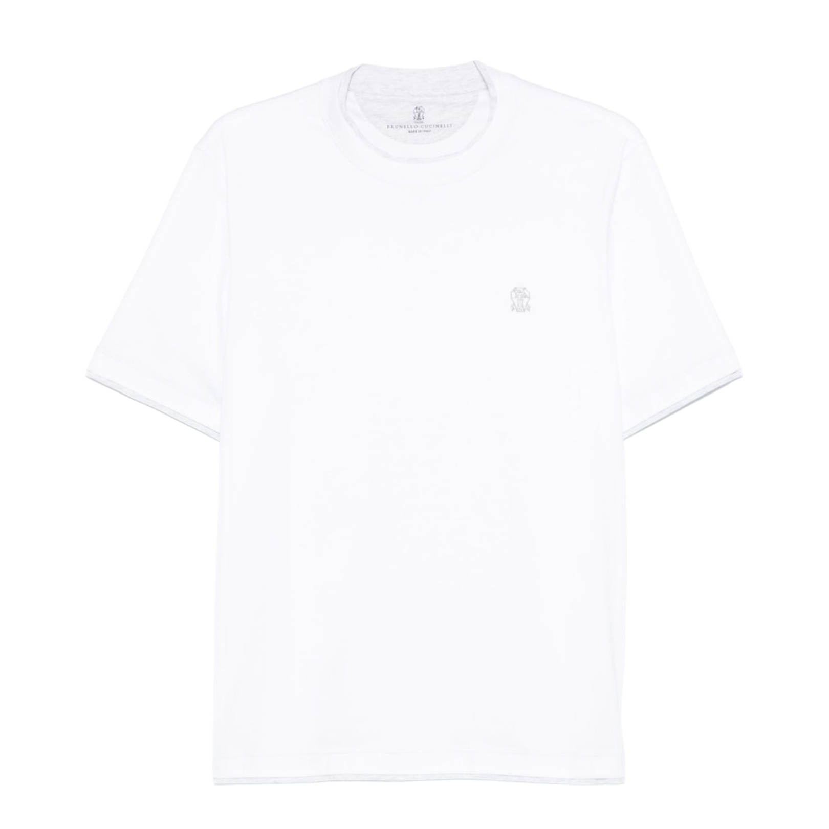 White Crew Neck Short Sleeves T-shirt