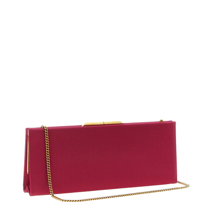 Midnight Piccola Clutch Satin Pink