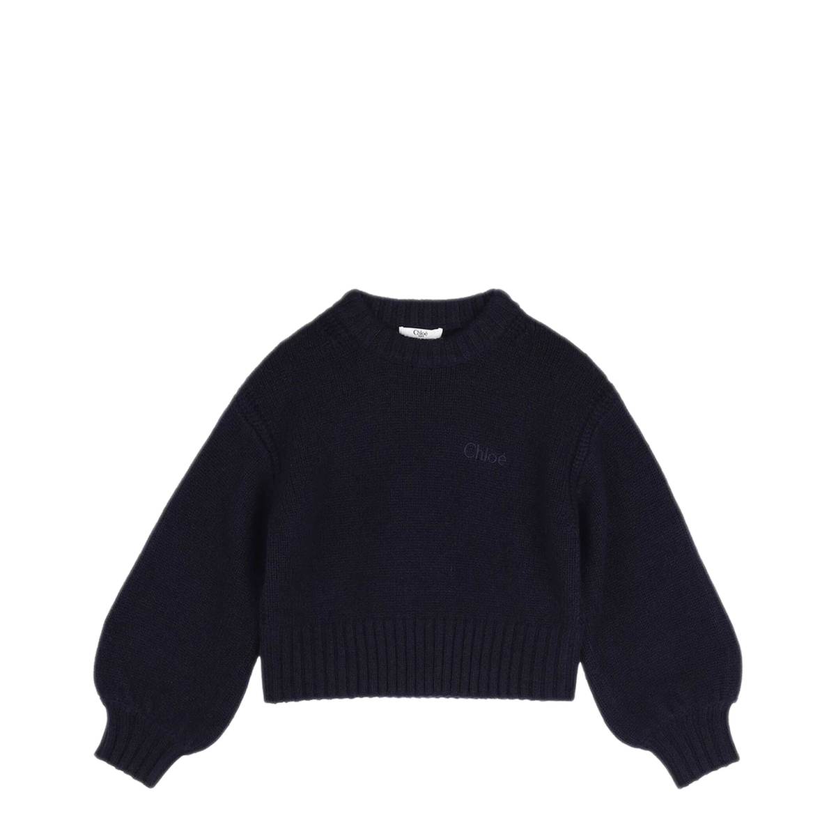 MAYFEYR - CHLOÉ KIDS - Pullover In Wool And Cashmere With Wide Sleeves - C21292859