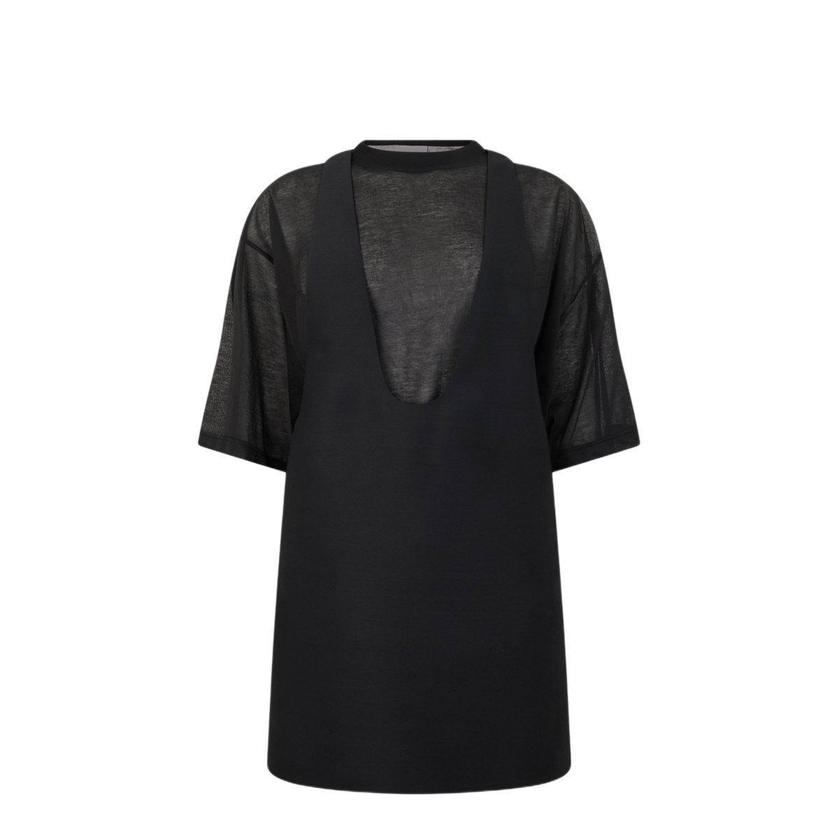 MAYFEYR - Balenciaga - Black Wool And Silk Mini Dress - A0028KTUT221000