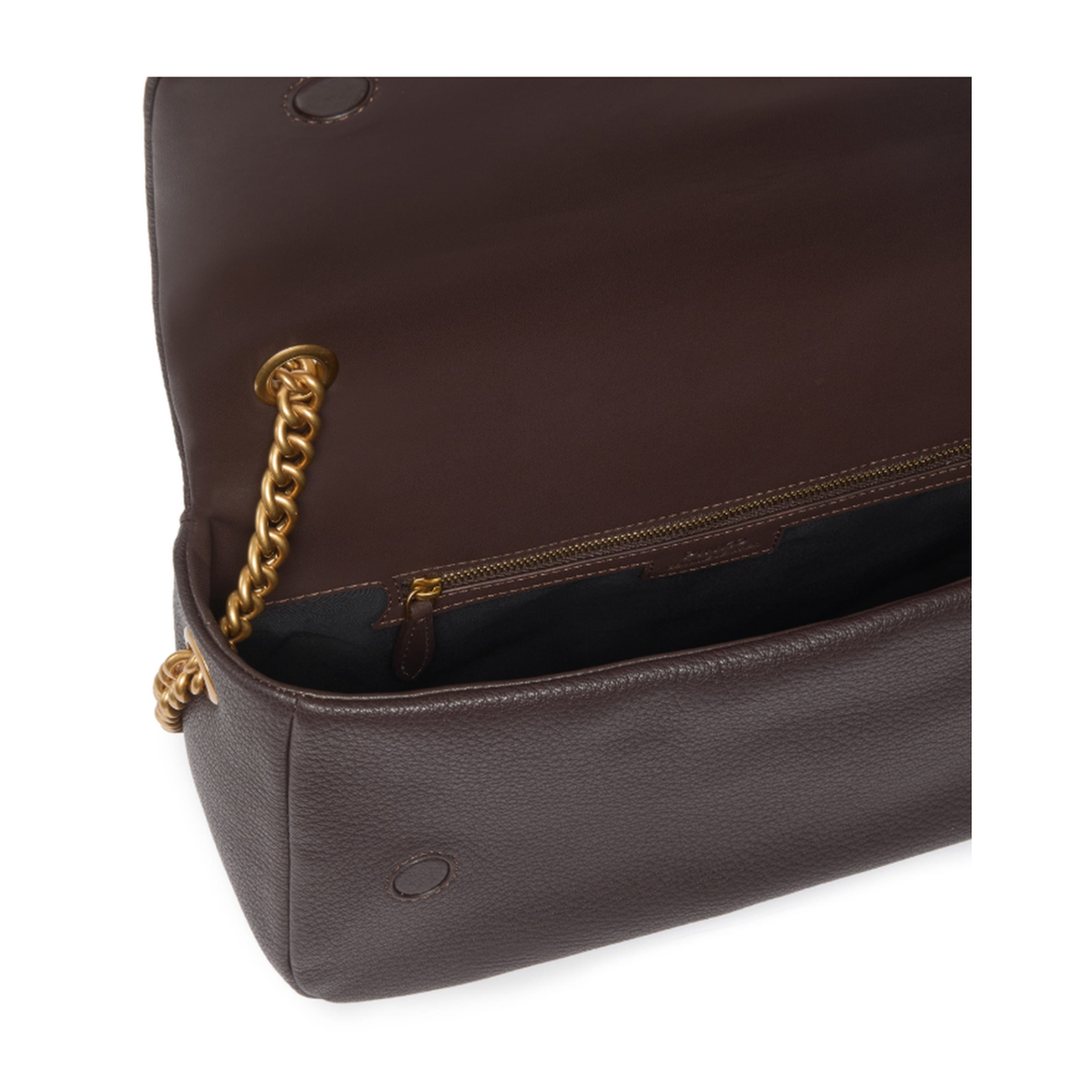 Love Bag Medium Calfskin Crossbody - Marrone Marasca