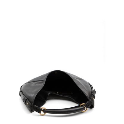 Mombasa Medium Padded Calfskin Hobo Bag - Black