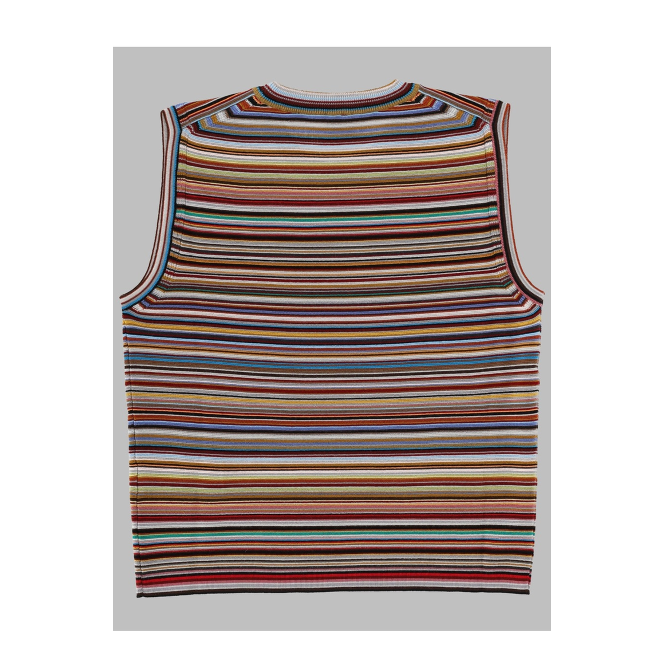 MAYFEYR - Paul Smith - Signature Stripe Sleeveless Sweater - W1R888NW1115092