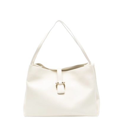 MAYFEYR - Ferragamo - Buckle-Detail Medium Shoulder Bag - 2198040789505