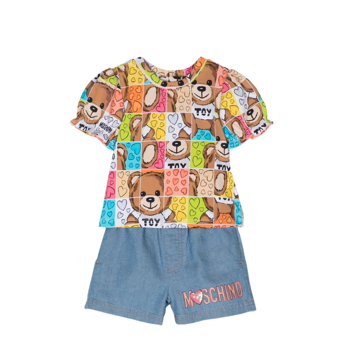 MAYFEYR - Moschino - T-Shirt And Shorts Set - MDG015KL0E2240168
