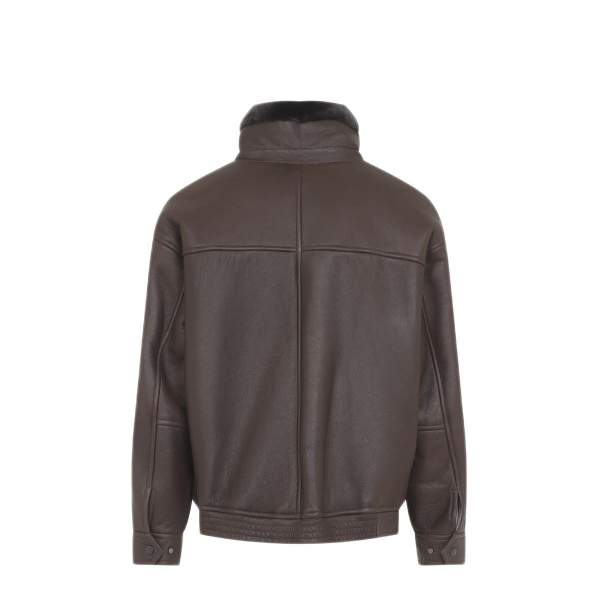 MAYFEYR - Yves Salomon - Choco Ivory Bomber Jacket - 27WHV61070MESOB3325