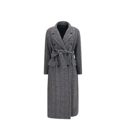 MAYFEYR - Brunello Cucinelli - Long Alpaca Blend Coat With Belt - MG5729937C001
