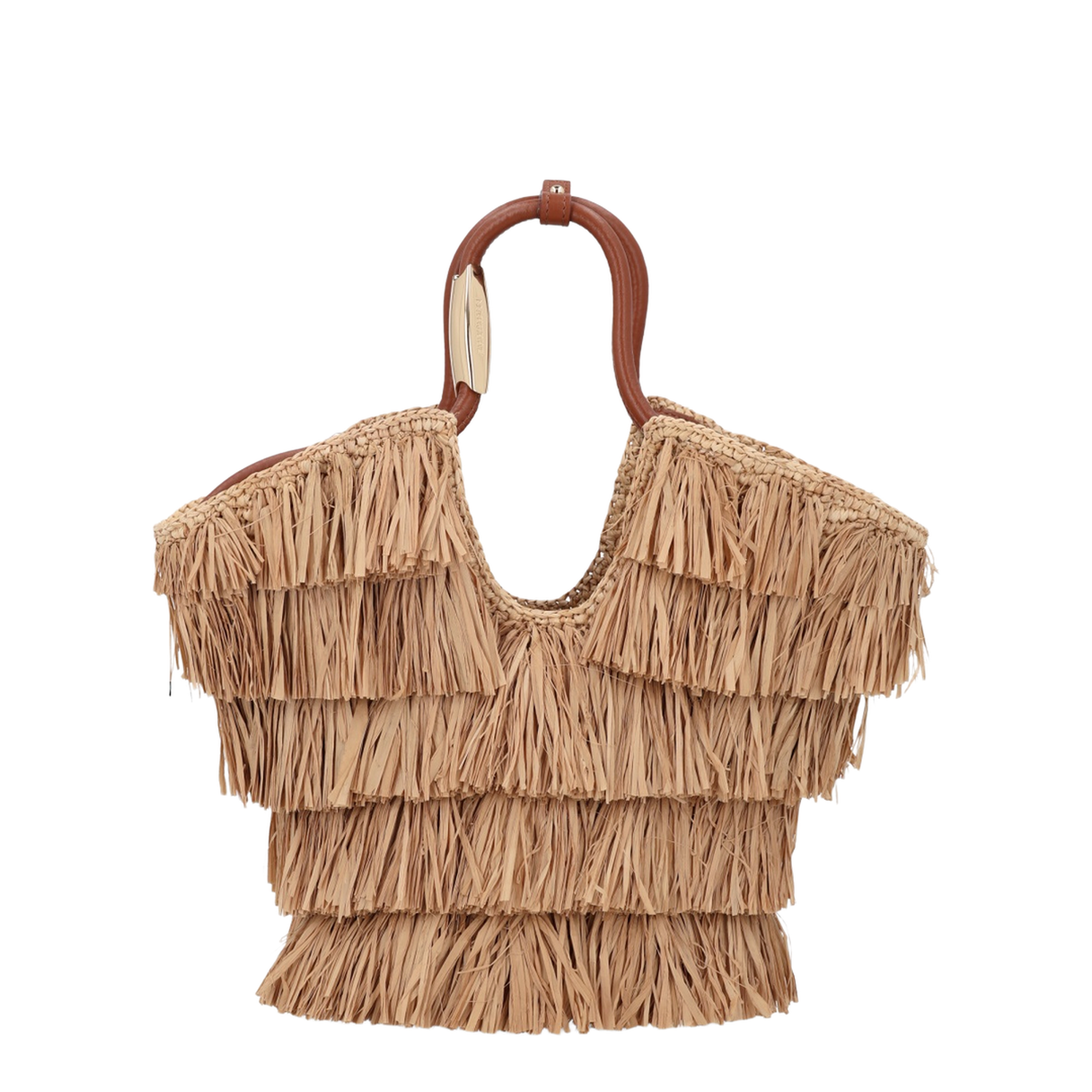 Goldentime Fringed Tote Bag