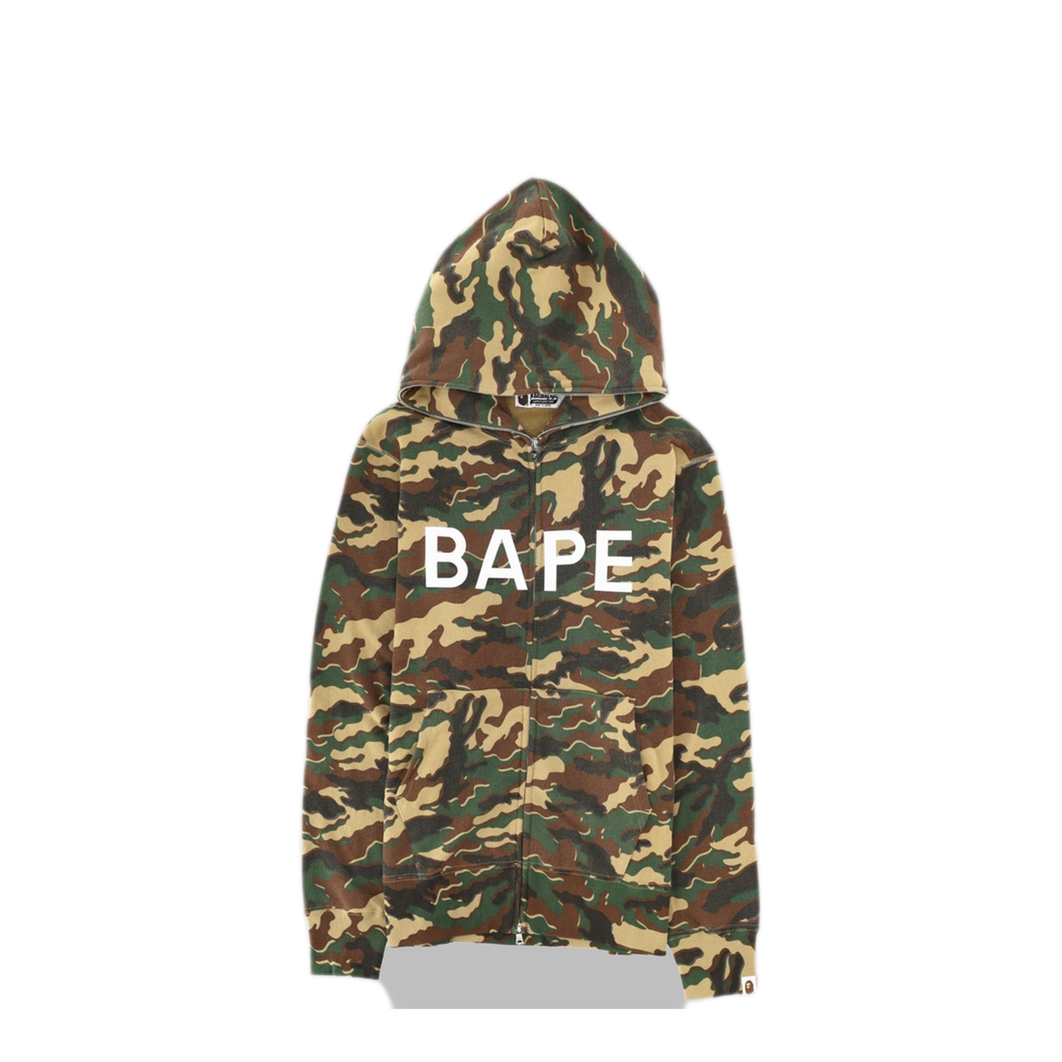 MAYFEYR - A Bathing Ape - Glitch Woodland Hooded Sweatshirt - 001ZPM301001MGREEN