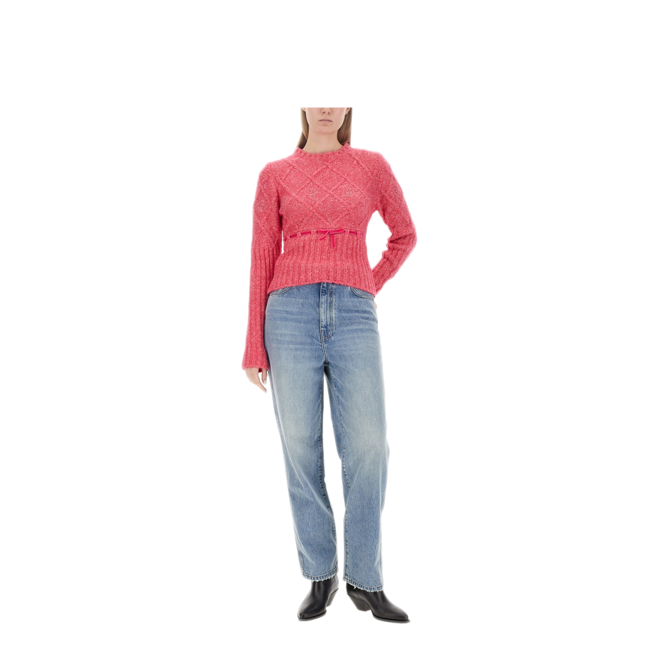 MAYFEYR - CORMIO - Wool Jersey Sweater - OMA5FUXIA