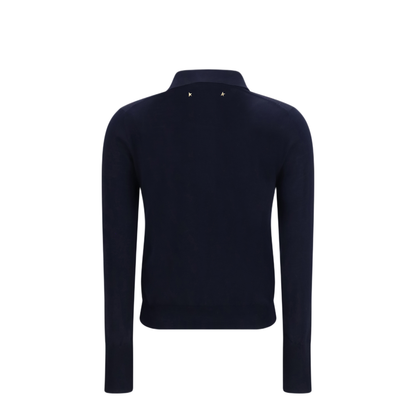 MAYFEYR - Golden Goose - Long Sleeve Merino Wool Polo - GWP01354P00104150501